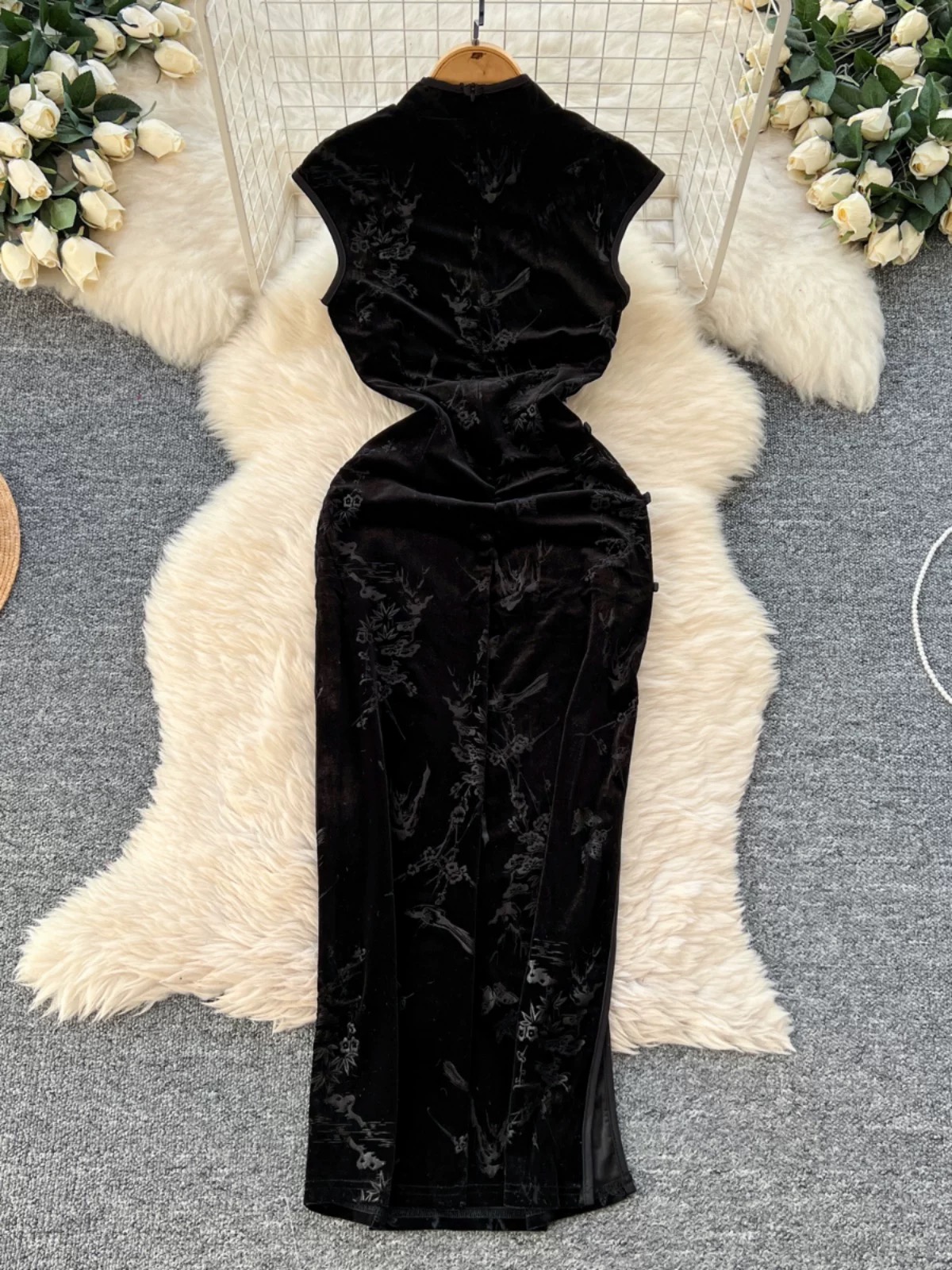 Running errands qipao dress Q235 images